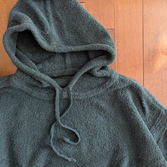 FOREST GREEN RALPH LAUREN VINTAGE KNIT HOODIE - Picture 2 of 4